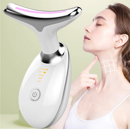 Masseur du cou et du visage à micro-courant