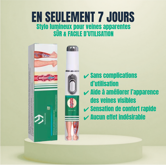 Stylo lumineux pour atténuer l’apparence des varices