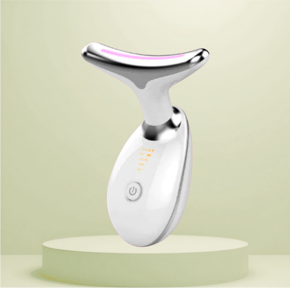 Masseur du cou et du visage à micro-courant