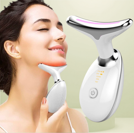 Masseur du cou et du visage à micro-courant